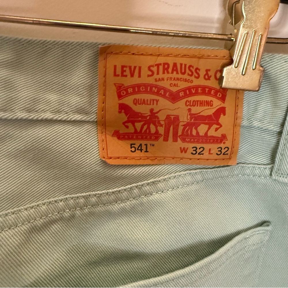 Levi's 541 Light Green Denim Jeans 32x32